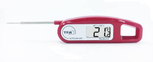 TFA Thermo Jack Katlanır Problu Dijital Termometre Bordo - 1