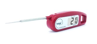 TFA Thermo Jack Katlanır Problu Dijital Termometre Bordo - 2
