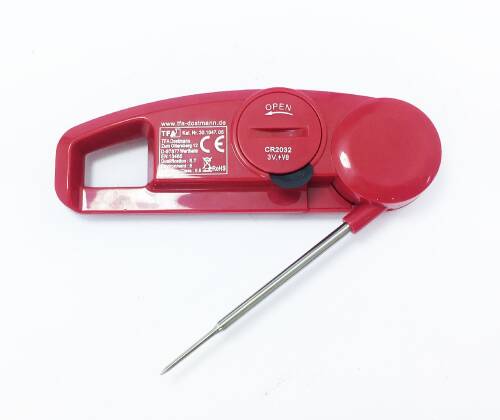 TFA Thermo Jack Katlanır Problu Dijital Termometre Bordo - 5