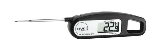 TFA Thermo Jack Katlanır Problu Dijital Termometre Siyah