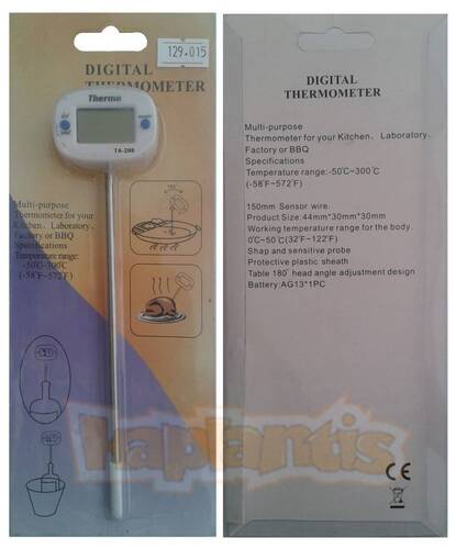 Thermo TA-288 Probe Food Thermometer Rotating Head