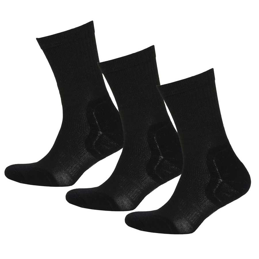  Thermoform Active Çorap Unisex 3'lü Paket Siyah