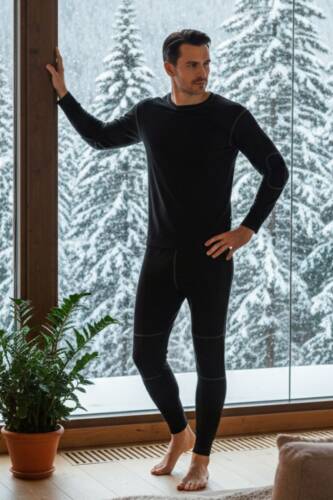 Thermoform Active Plus Yetişkin Termal İçlik Set Siyah - 2