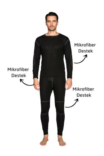 Thermoform Active Plus Yetişkin Termal İçlik Set Siyah - 4