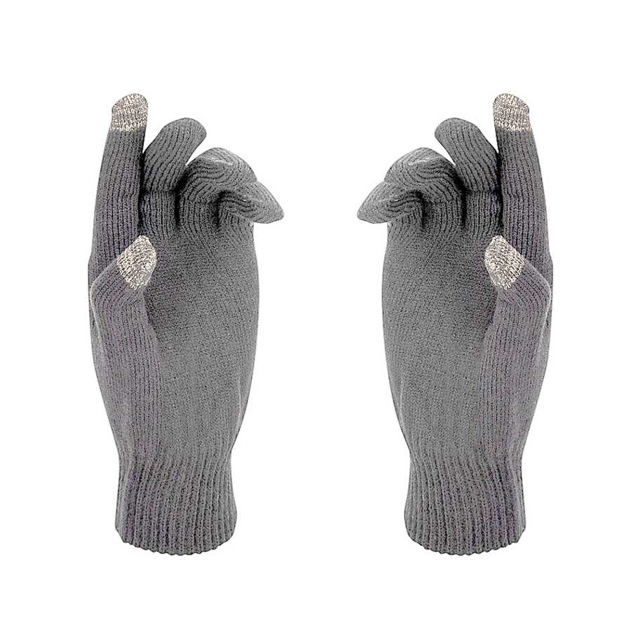  Thermoform Active Touch Parmak Dokunmatik Özellikli Unisex Eldiven Gri