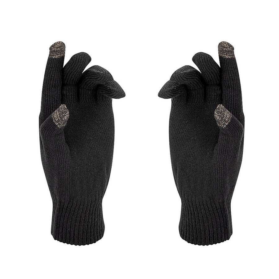  Thermoform Active Touch Parmak Dokunmatik Özellikli Unisex Eldiven Siyah