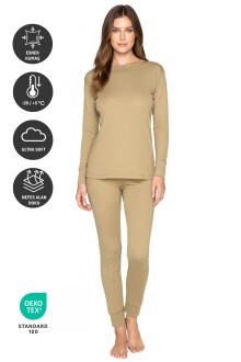 Thermoform Active Yetişkin Termal İçlik Set Kum - 2