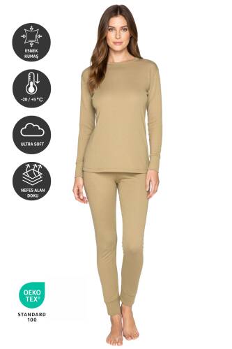 Thermoform Active Yetişkin Termal İçlik Set Kum - 2