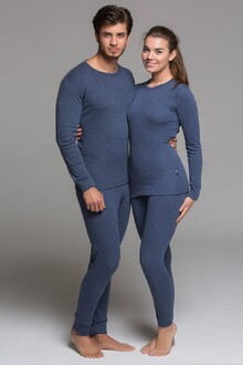 Thermoform - Thermoform Artica Unisex Thermal Underwear Set Dark Blue