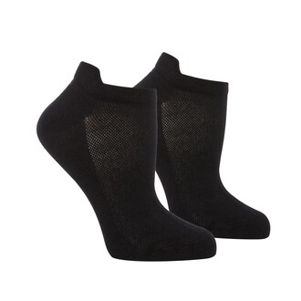 Thermoform Bamboo 3 Pack Unisex Ankle Socks Black - Thumbnail