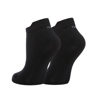 Thermoform Bamboo 3 Pack Unisex Ankle Socks Black - Thumbnail