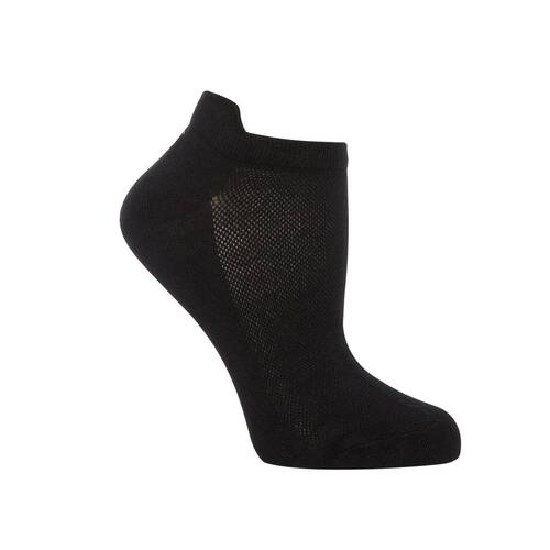 Thermoform Bamboo 3 Pack Unisex Ankle Socks Black