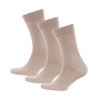 Thermoform - Thermoform Bamboo Socks Beige Pack Of 3