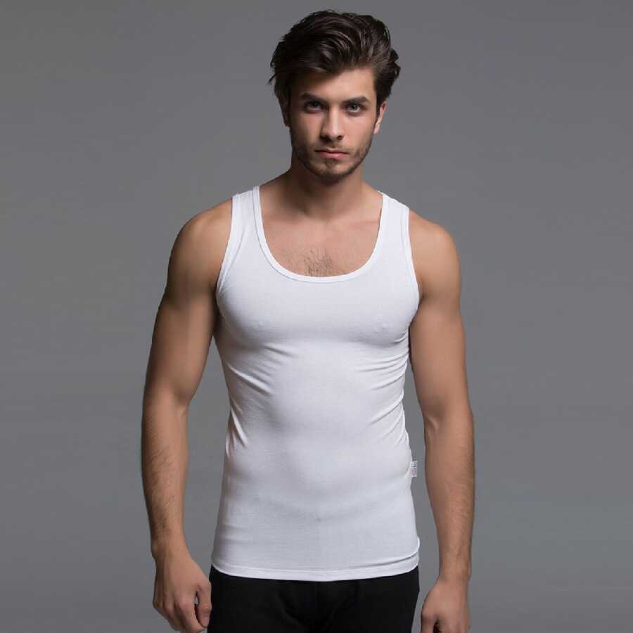  Thermoform Bambu Erkek Atlet Beyaz