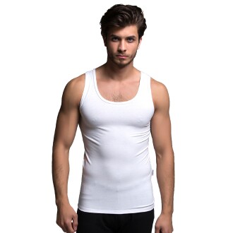 Thermoform Bambu Erkek Atlet Beyaz 3'lü Paket - 2