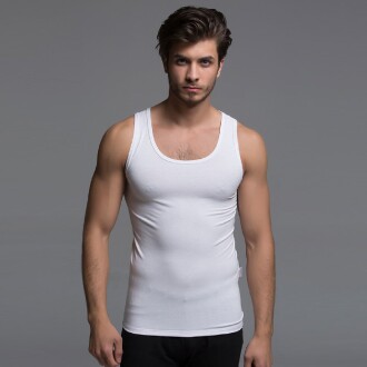 Thermoform Bamboo Men's Undershirt White