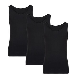 Thermoform - Thermoform Bamboo Men's Undershirt Black Pack of 3
