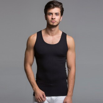 Thermoform Bambu Erkek Atlet Siyah