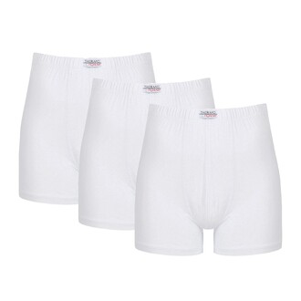 Thermoform - Thermoform Men's 95% Bamboo Boxer Brief 3-Pack Soft and Breathable Underwear White