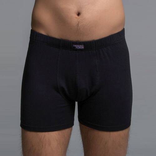 Thermoform Bambu Erkek Şort Siyah 3'lü Paket - 5