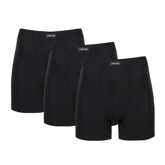 Thermoform - Thermoform Men's 95% Bamboo Boxer Brief 3-Pack Soft and Breathable Underwear Black 