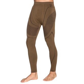 Thermoform Erkek Seamless Termal Alt İçlik Pantolon Kahverengi