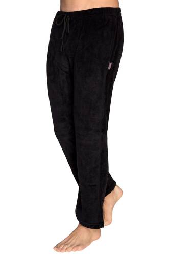 Thermoform Erkek Tam Fermuar Kışlık Alt Üst Polar Eşofman Takımı Siyah - 5