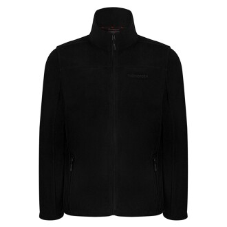 Thermoform Erkek Tam Fermuar Polar Kışlık Mont Köroğlu Siyah - 3