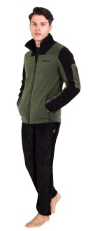 Thermoform Evo Pro Polar Thermal Men's Winter Jacket Khaki-Black Tracksuit Set