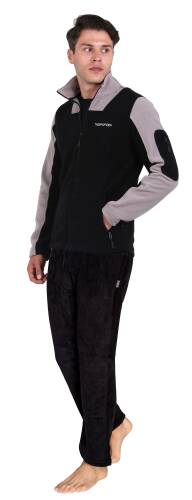 Thermoform Evo Pro Polar Termal Erkek Siyah-Gri Mont / Siyah Pantolon Eşofman Takımı - 1