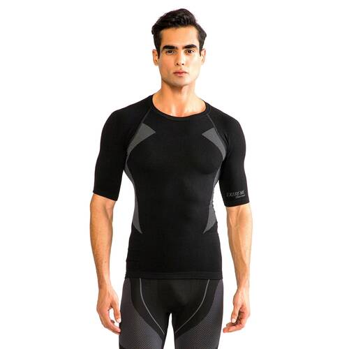 Thermoform Extreme Men's Seamless Thermal Short Sleeve Underwear Set