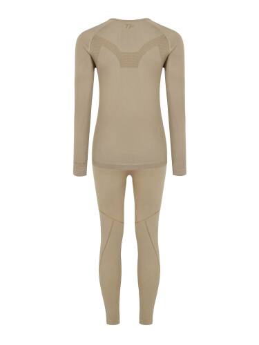 Thermoform Extreme Erkek Seamless Termal Uzun Kollu İçlik Seti Kum - 2