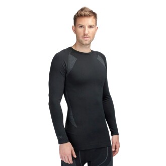 Thermoform Extreme Erkek Seamless Termal Uzun Kollu İçlik Seti Siyah - 2