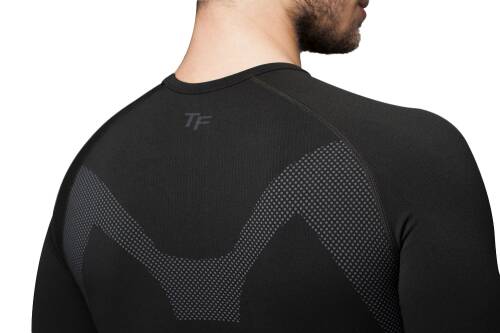 Thermoform Extreme Erkek Seamless Termal Uzun Kollu İçlik Seti Siyah - 6