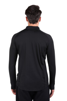Thermoform Extreme Erkek Uzun Kol Yarım Fermuar Termal Sweatshirt Heat Siyah - 3