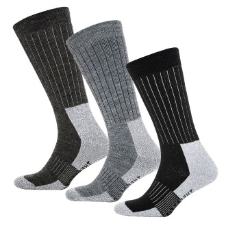 Thermoform Extreme Unisex Çorap 3'lü Paket Siyah-Gri-Antrasit 