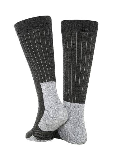 Thermoform Extreme Unisex Çorap 3'lü Paket Siyah-Gri-Antrasit - 7
