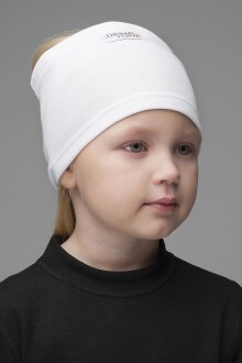 Thermoform Heavy Çocuk Unisex Soğuk Geçirmez Kışlık Boyunluk Yüz Maskesi Beyaz 