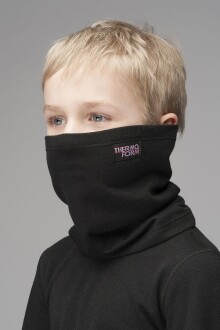 Thermoform Heavy Unisex Half Face Mask For Kids Black