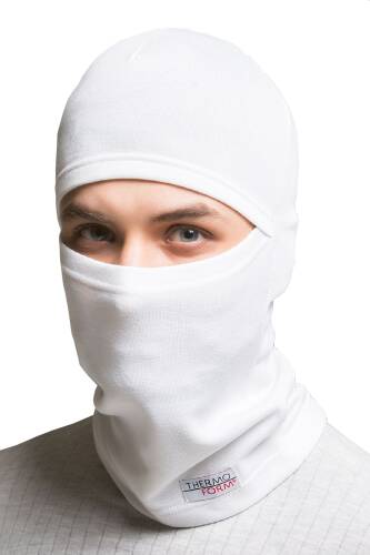 Thermoform Heavy Kar Yüz Maskesi Balaclava Beyaz - 1
