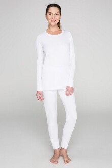 Thermoform Heavy Unisex Termal İçlik Seti Beyaz - 6