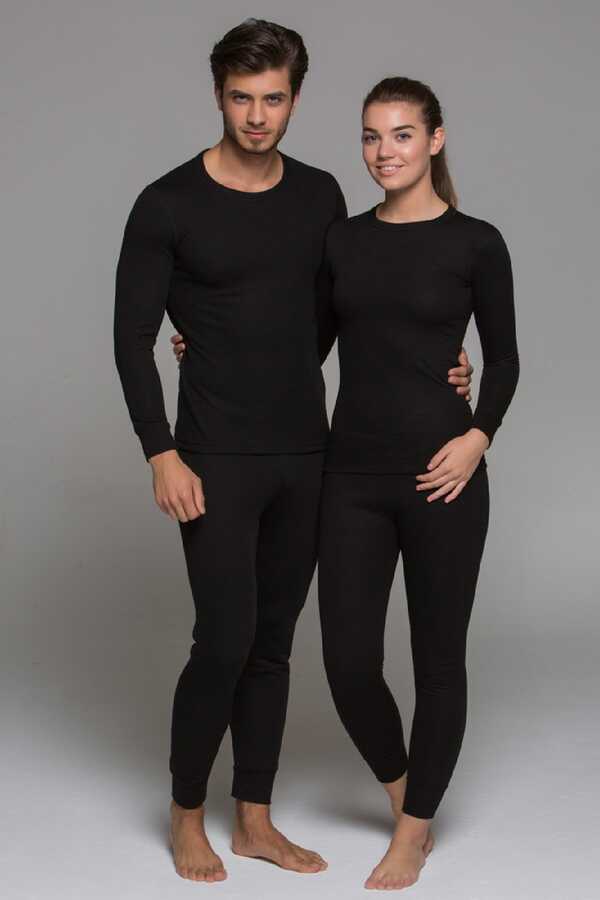  Thermoform Heavy Unisex Termal İçlik Seti Siyah