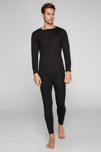 Thermoform Heavy Unisex Termal İçlik Seti Siyah