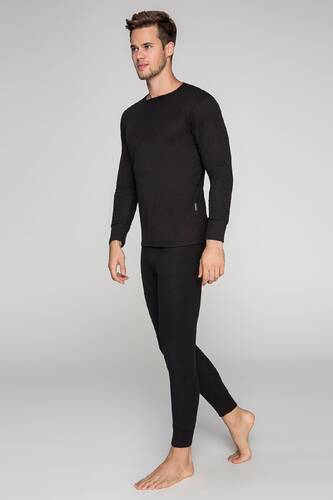 Thermoform Heavy Unisex Termal İçlik Seti Siyah