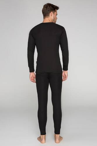 Thermoform Heavy Unisex Termal İçlik Seti Siyah