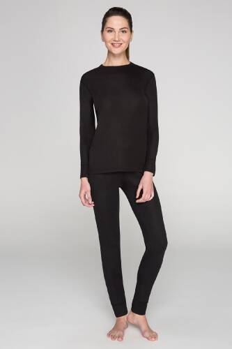 Thermoform Heavy Unisex Termal İçlik Seti Siyah - 6
