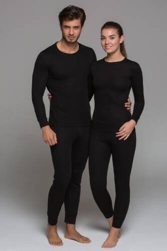 Thermoform Heavy Unisex Termal İçlik Seti Siyah - 1