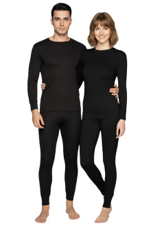 Thermoform Heavy Unisex Termal İçlik Seti Siyah - 2