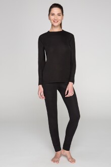 Thermoform Heavy Unisex Termal İçlik Seti Siyah - 6