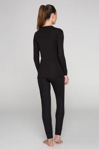 Thermoform Heavy Unisex Termal İçlik Seti Siyah - 8